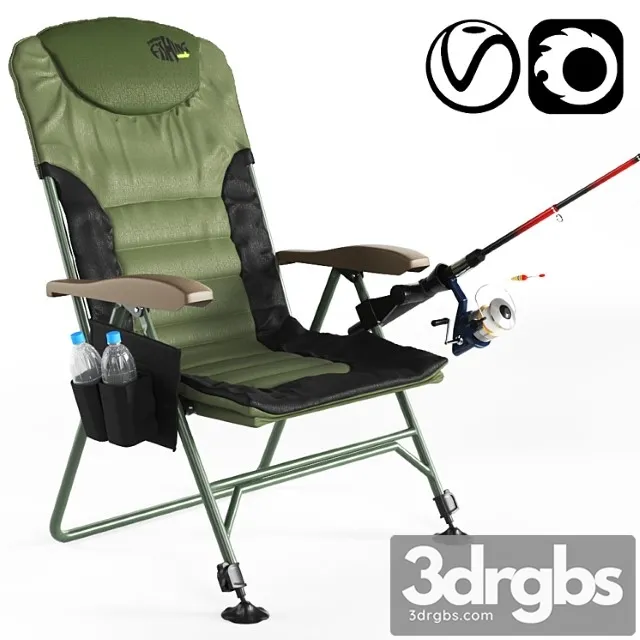 Norfin humber armchair folding carp 2 3D Model Free