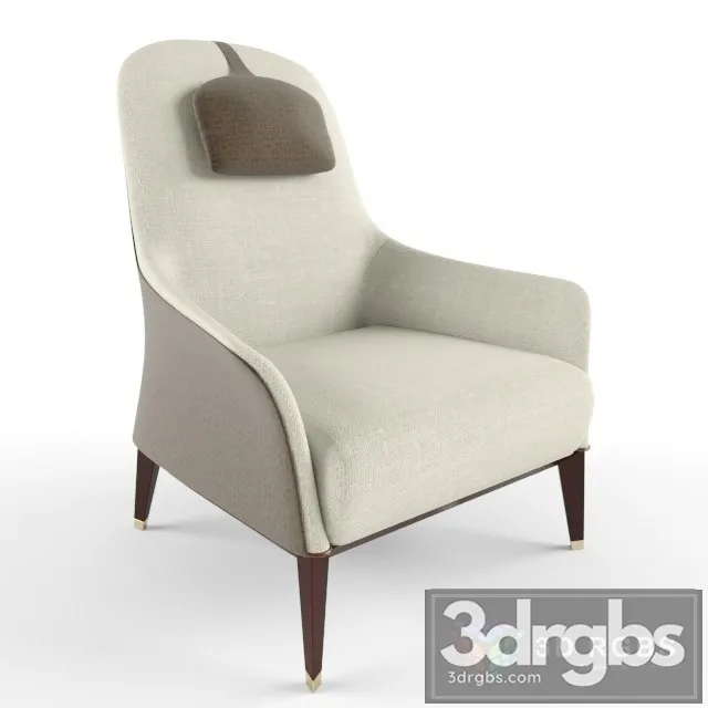 Normal Wing Chair Giorgetti 3D Model Free
