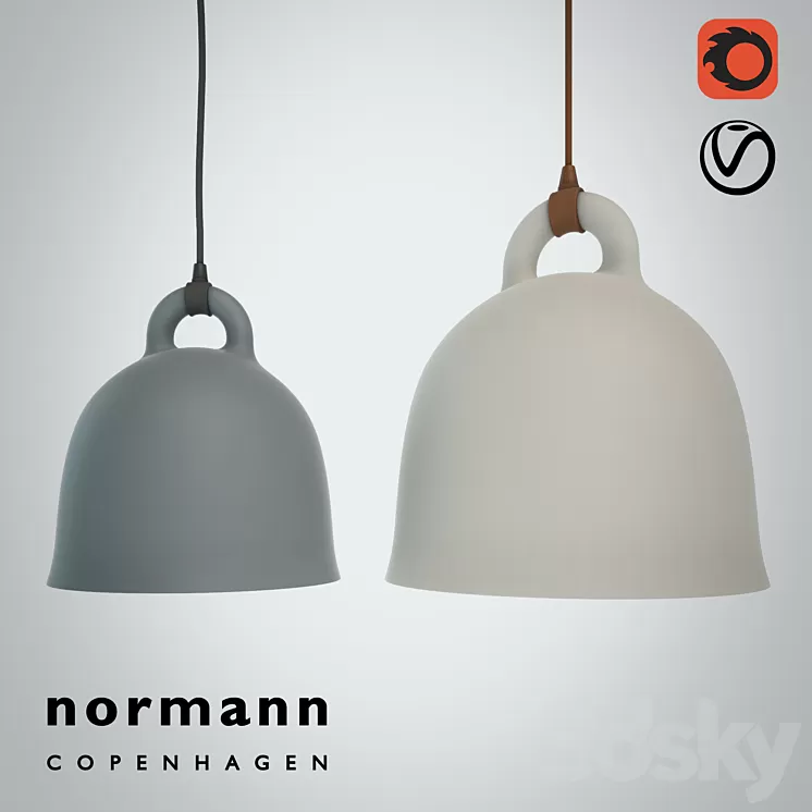 Norman Copenhagen - Bell Lamp 3D Model