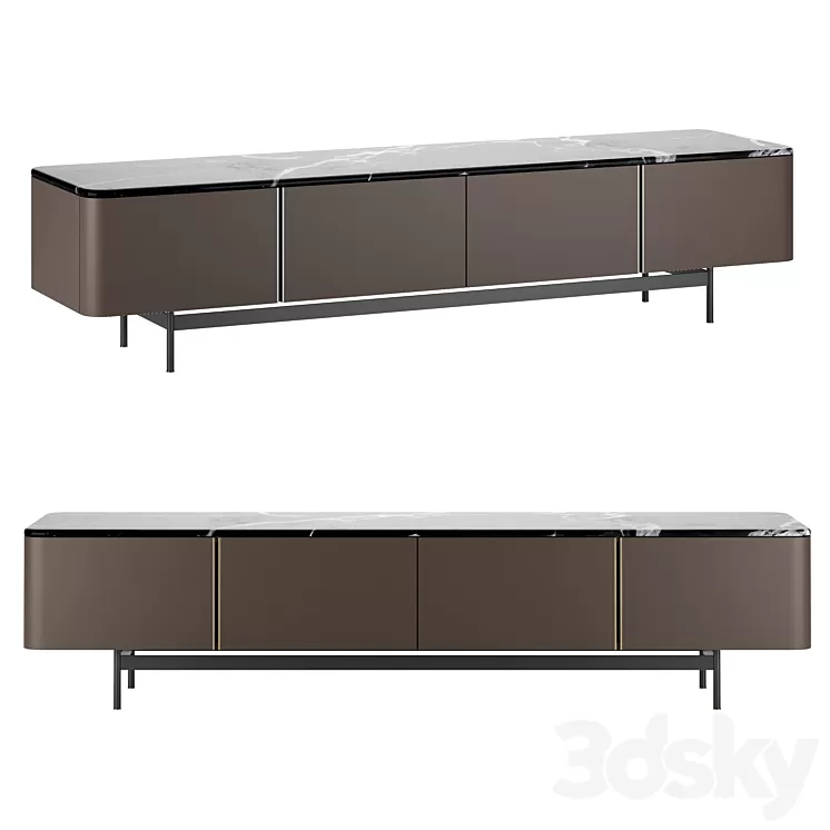 Norman TV Cabinet by Laskasas 3D Model