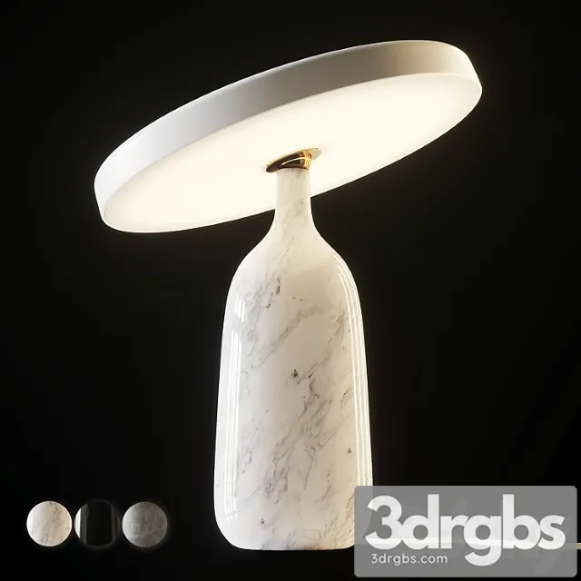 Normann copenhagen - eddy eu black white and gray marble 3D Model Free