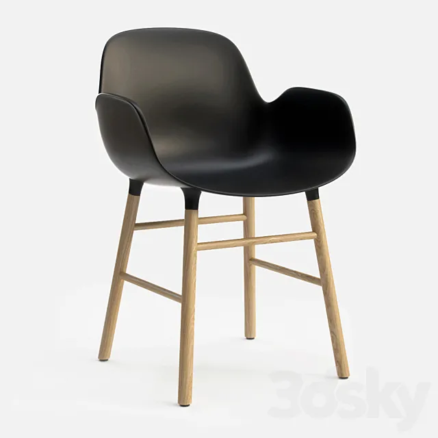 Normann Copenhagen: Form Armchair 3D Model