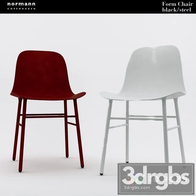 Normann Copenhagen Form Chair 3D Model Free