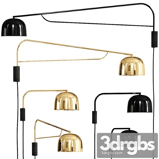 Normann copenhagen grant wall lamp set 3D Model Free