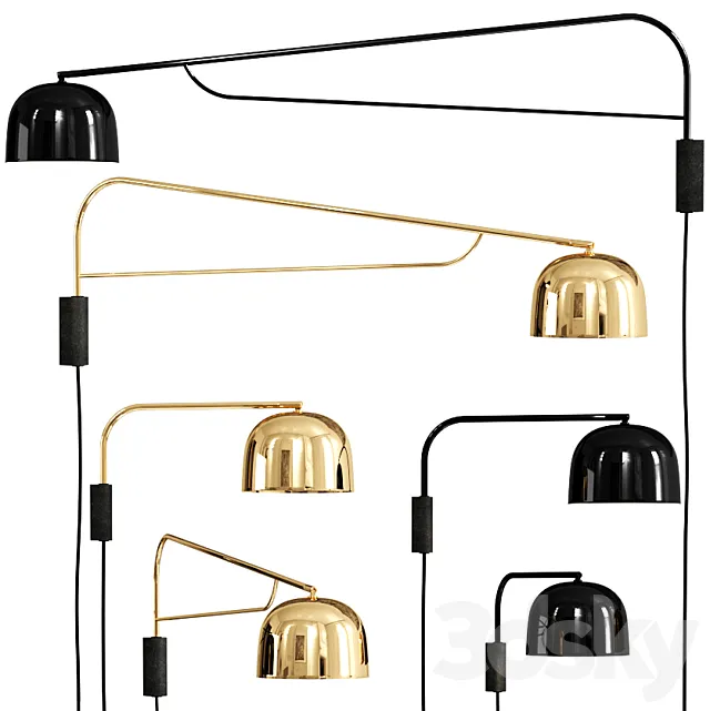 Normann Copenhagen Grant Wall Lamp set Free Download