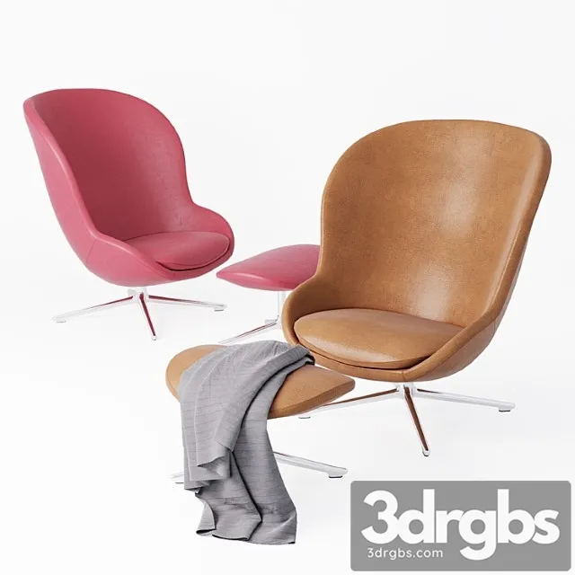 Normann Copenhagen Hyg Lounge Chair 3D Model Free