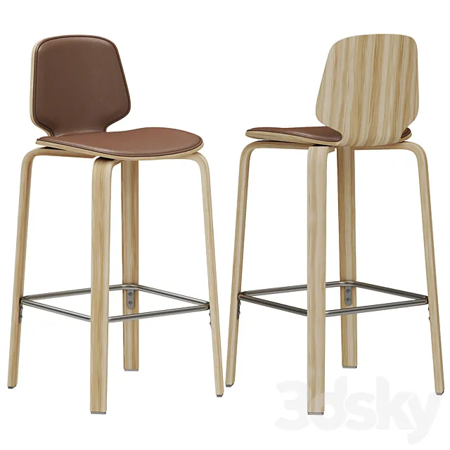 Normann Copenhagen My Chair Barstool 3DModel