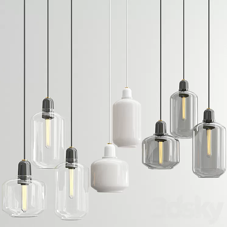 Normann Copenhagen Retro Lamp 3D Model