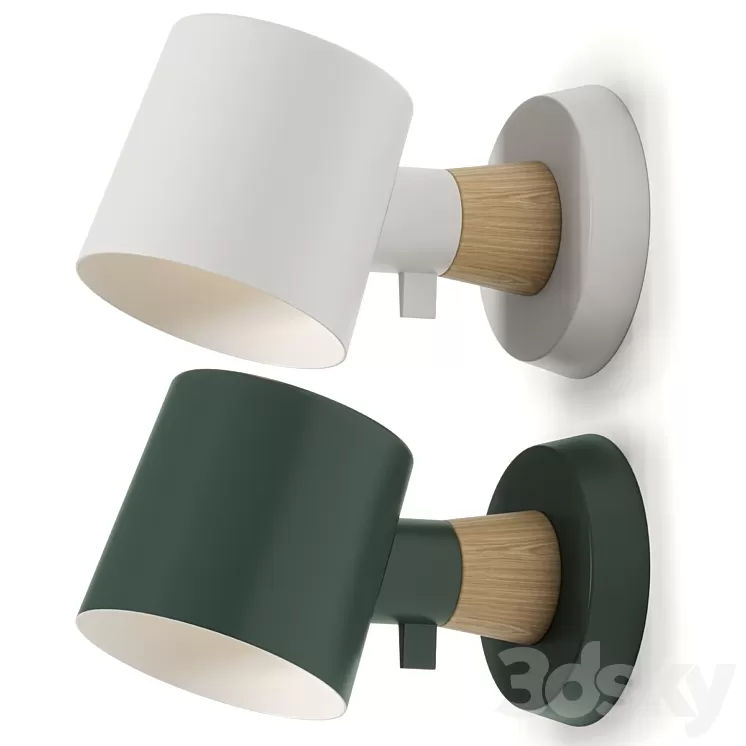 Normann Copenhagen Rise Wall Lamp 3D Model Free