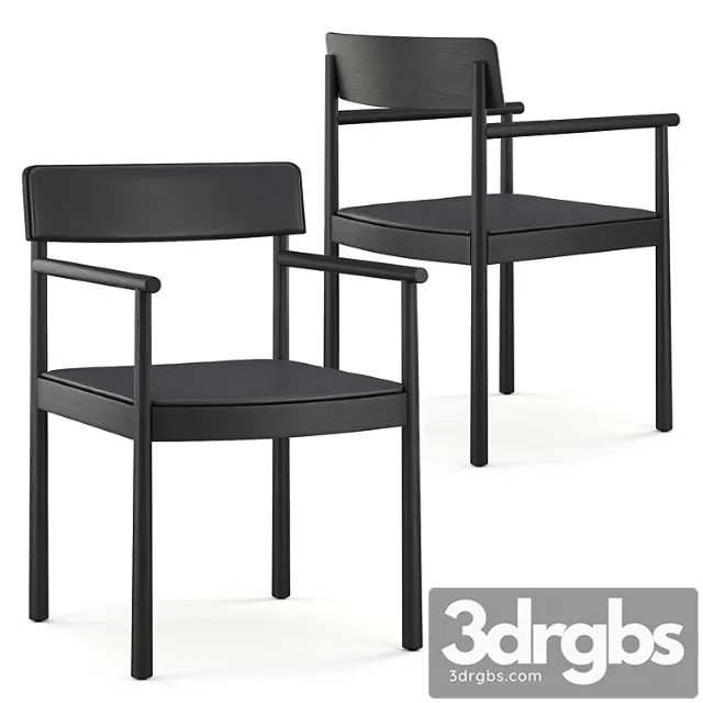 Normann copenhagen timb armchair black