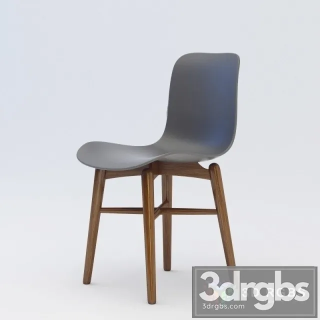 NORR11 Langue Dining Chair 3D Model Free
