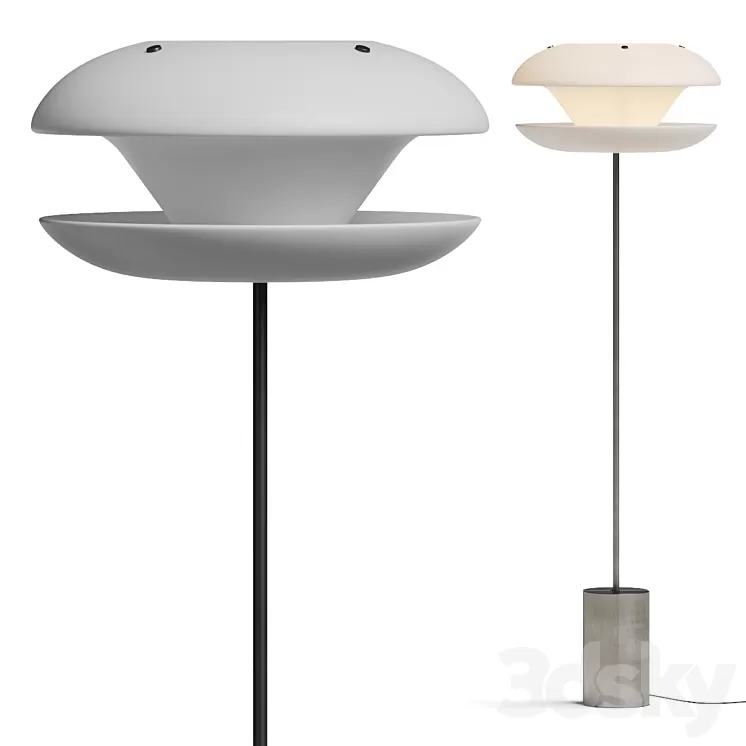 Norr11 Yo-Yo Floor Lamp 3D Model Free