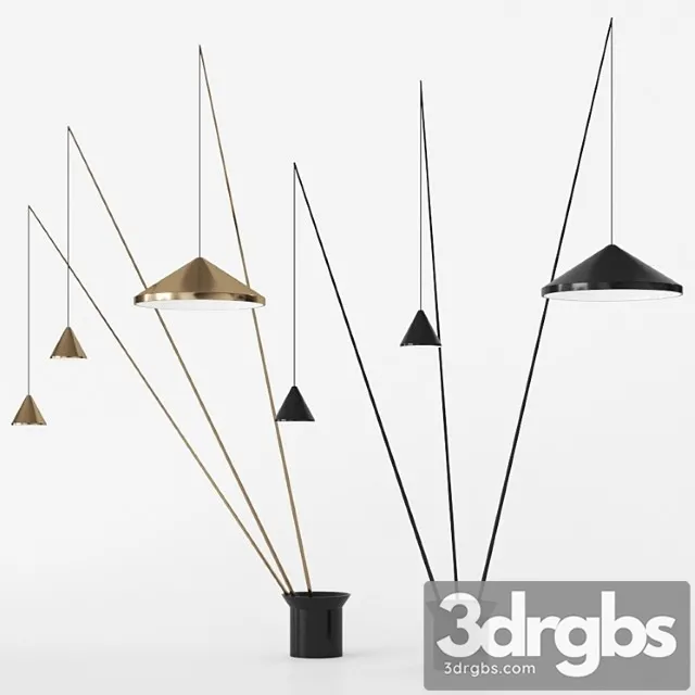 North by Vibia Floor Lamp 3D Model Free