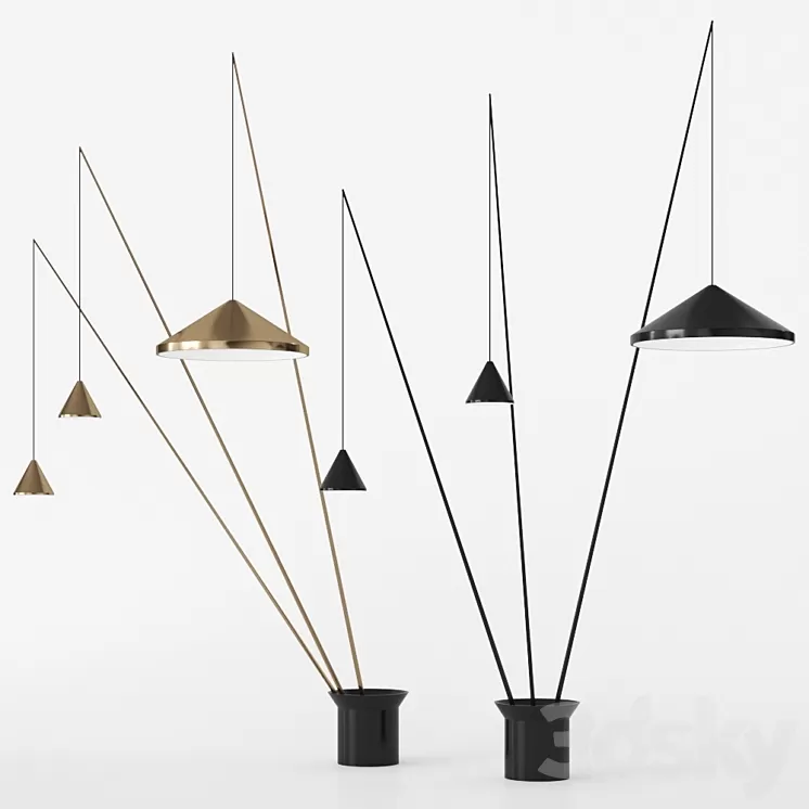 North by Vibia floor lamp floor lamp 3D Model