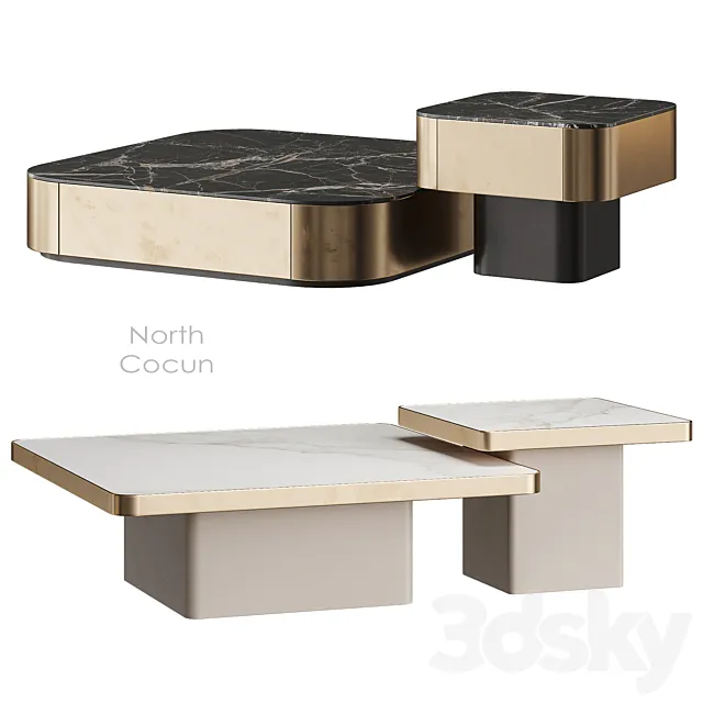 North Cocun coffee table 3D Model