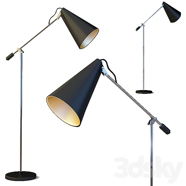 Northern Lighting Me Floor Lamp 3D Model