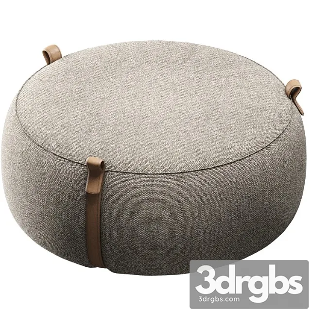 Notch Pouffe 3D Model Free
