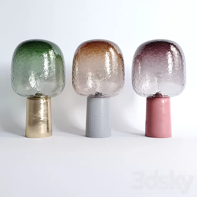Note table lamp 3D Model