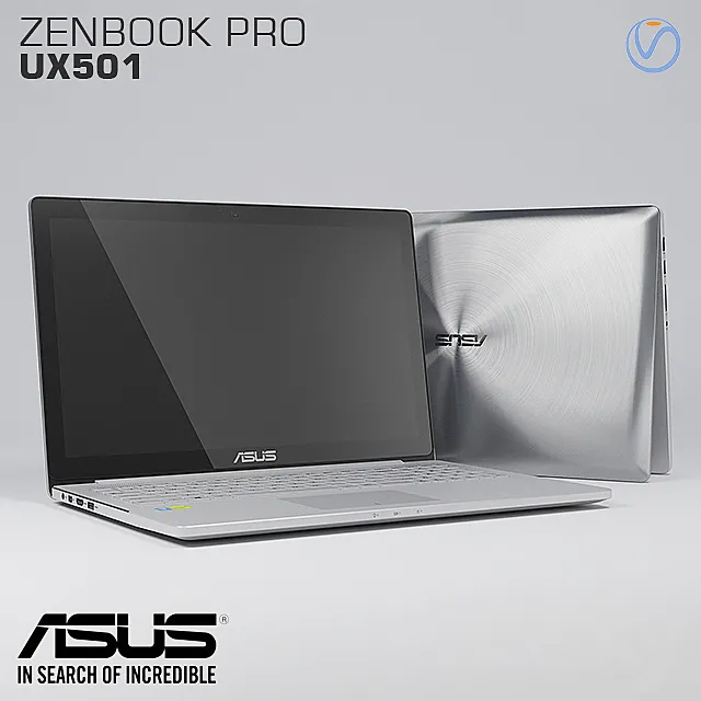 Notebook ASUS Zenbook Pro UX501 3D Model