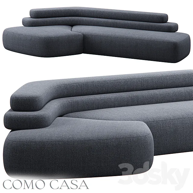 Noto sofa by Como Casa 3D Model