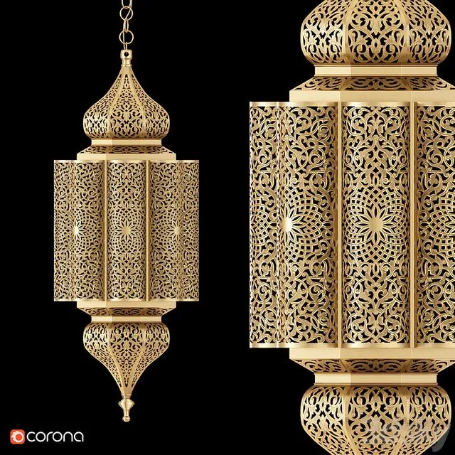 NOUR CEILING PENDANT ML219 3D Model