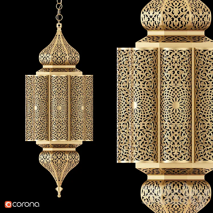 NOUR CEILING PENDANT ML219 3D Model Free