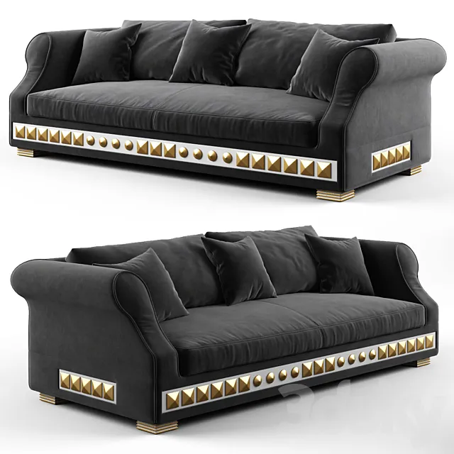 Nouveau Vismara sofa 3DModel