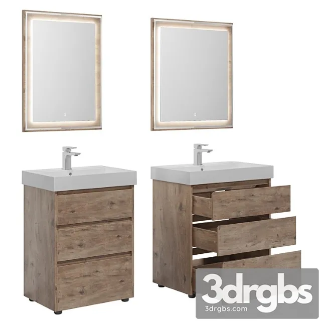 Nova Lite 60 75 85 From Box Rustic Oak 3D Model Free