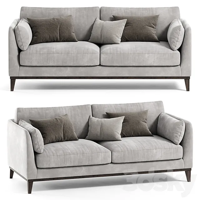 Novak by Missana sofa 2 3D Model