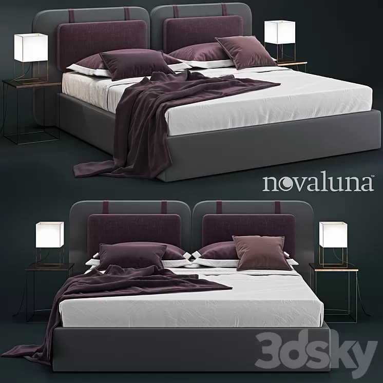 Novaluna SOUND Double bed 3D Model