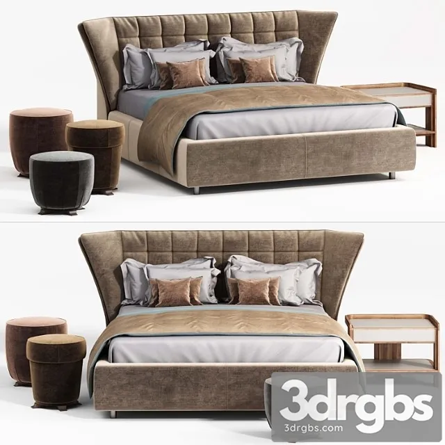 Novalunaitalia flower bed 2 3D Model Free