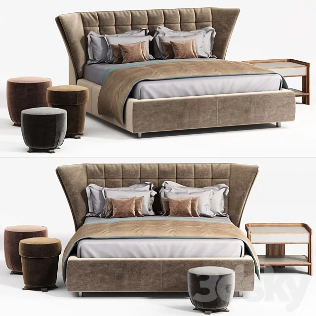 Novalunaitalia Flower bed 3D Model