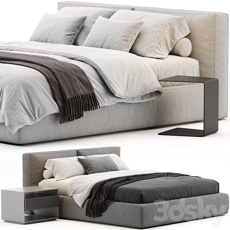 Novamobili Brick Bed 3D Model Free