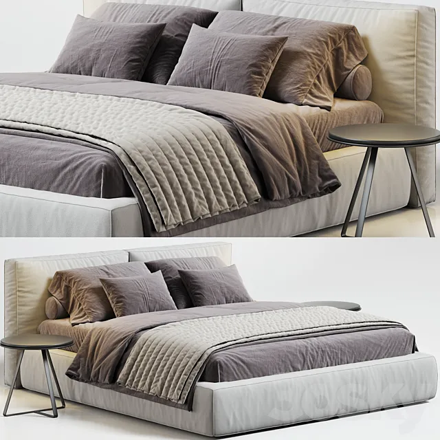 Novamobili Brick Bed 3D Model