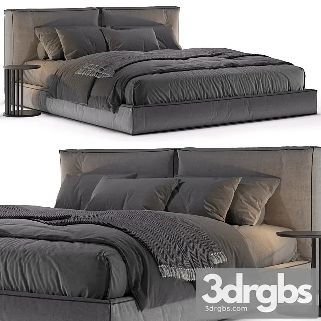 Novamobili Brick Bed Designed By Edoardo Gherardi 3D Model Free