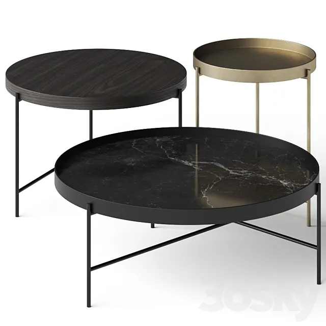 Novamobili Globe Coffee Tables 3D Model