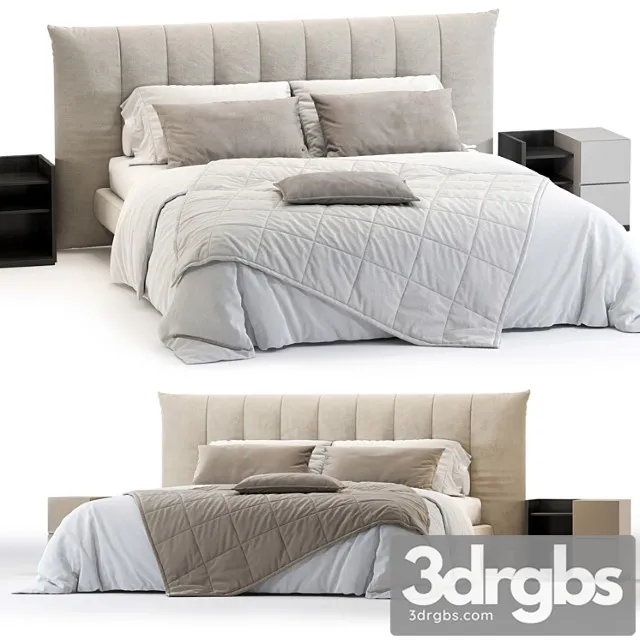 Novamobili Groove Silvia Prevedello Bed No 2 3D Model Free