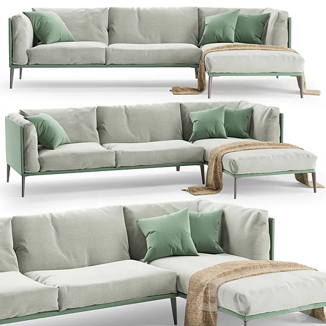 Novamobili Kubi Sofa Chaise 3DModel