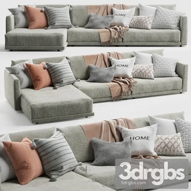 Novamobili Mac Sofa 01 3D Model Free