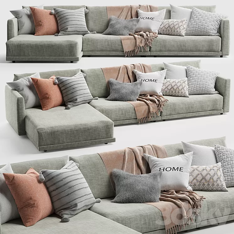 Novamobili Mac sofa 2 3D Model