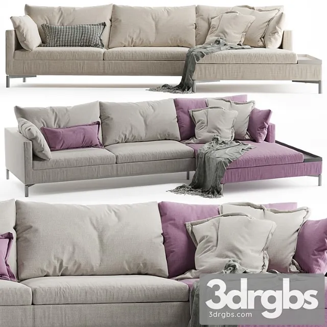 Novamobili reef sofa 2 3D Model Free