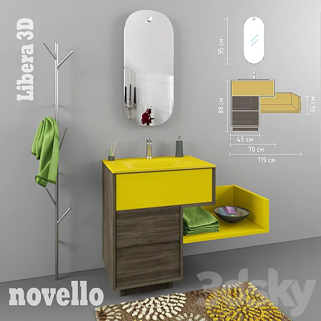 Novello Libera 3D comp.L09 3DModel