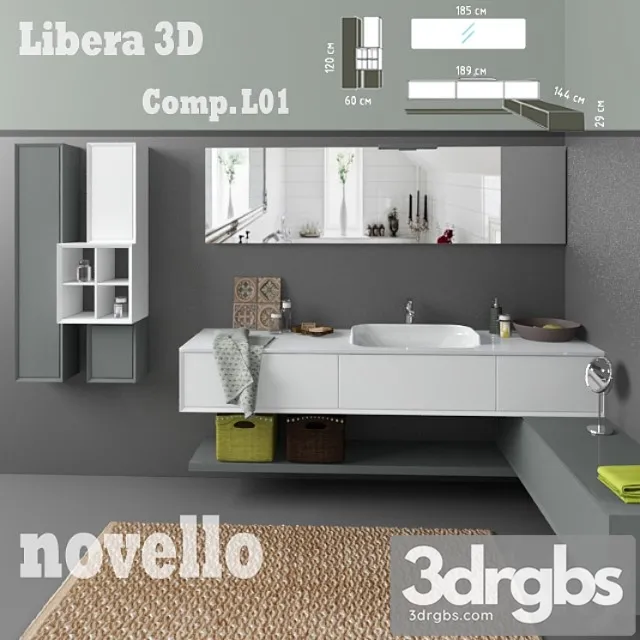 Novello Libera 3D Comp l1 3D Model Free