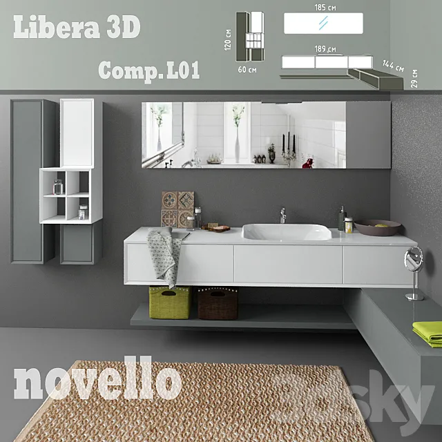 Novello Libera 3D comp.L1 3DModel