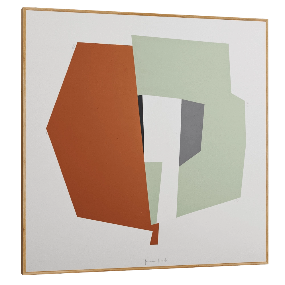 Novocuadro Art Company  - Picture Big Dark plane ambiente 3D Model