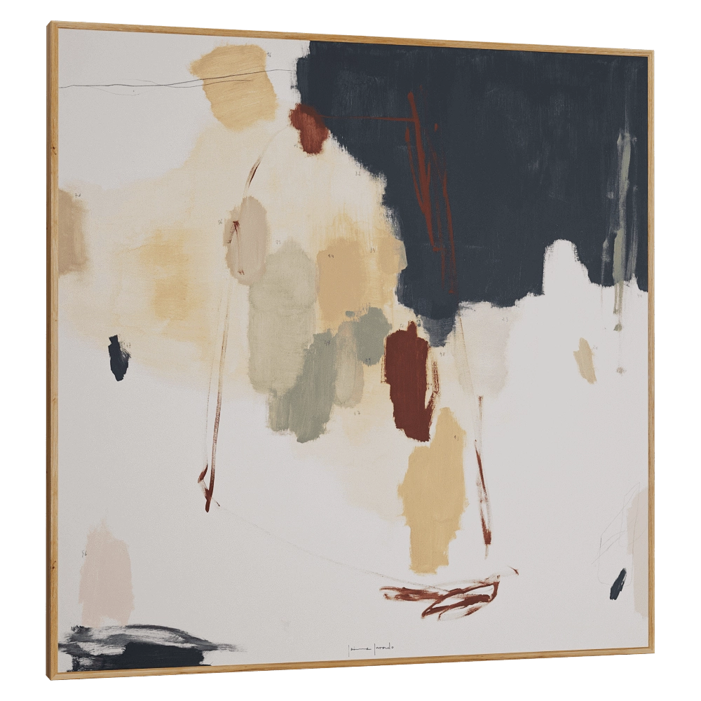 Novocuadro Art Company  - Picture Big Shapes I Jaime Jurado 3D Model