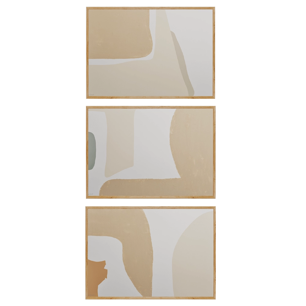 Novocuadro Art Company  - Picture Dunes Composition Ambiente 3D Model