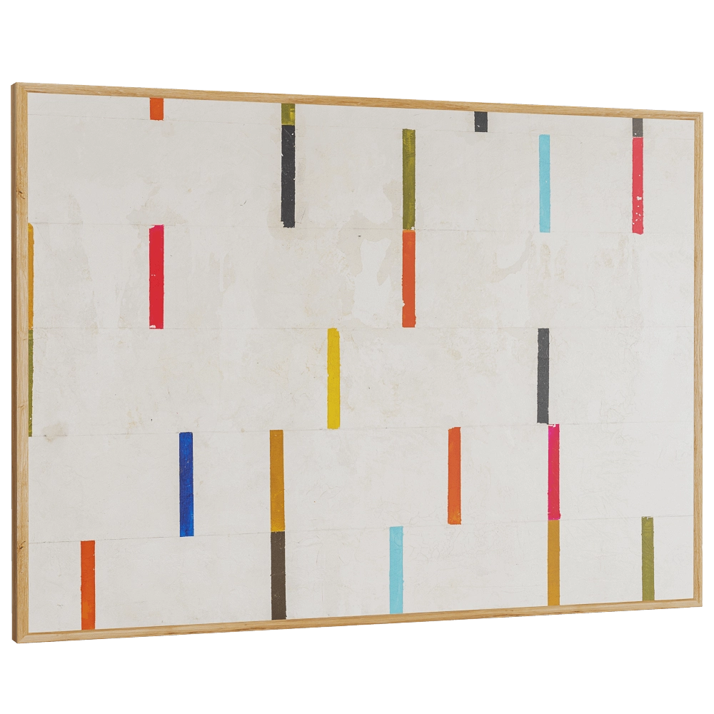 Novocuadro Art Company  - Picture Parallel lines ambiente 3D Model