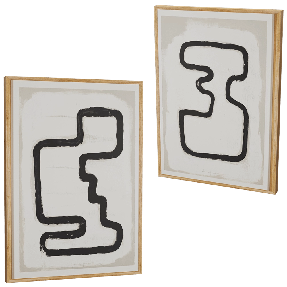 Novocuadro Art Company  - Picture Road I & II Jaime Jurado 3D Model