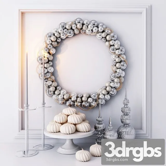 Novoghodnii Diekor 01 3D Model Free